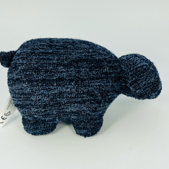 Bath and Body Works Plush Stuffed Animal Lamb Sheep Navy Blue Knit - Picture 3 of 8